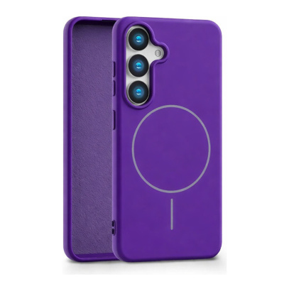 Чехол для Samsung S25 с MagSafe Beats Case Фиолетовый