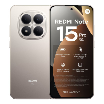 Xiaomi Redmi Note 15 Pro 5G 8/512Gb Titanium Color, титан