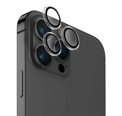 Защитное стекло для камеры iPhone 15 Pro Max UNIQ OPTIX Camera Lens protector Aluminium (IP6.7P(2023)-LENSCLR) Прозрачное