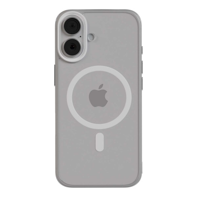 Чехол для iPhone 17 AceCase Soft Rim White, белый