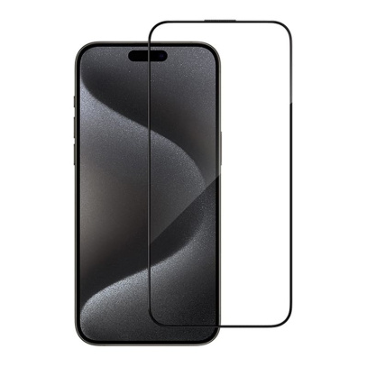 Защитное стекло для iPhone 15 BLUEO Corning Gorilla USA Anti-Static Чёрный