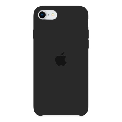 Чехол Silicone Case для Apple iPhone 7/8/SE (2020) Black, черный