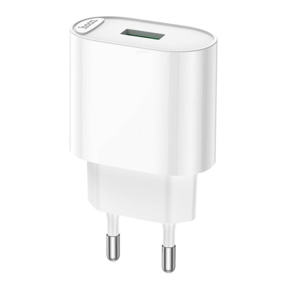 Сетевое зарядное устройство USB hoco. QC3.0 FAST 3A, 18 Вт (C109A) Белый