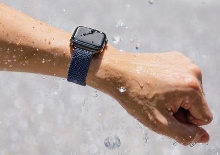 Ремешок UNIQ для Apple Watch 38/40/41 мм ASPEN Strap Braided (40MM-ASPOBLU) Синий