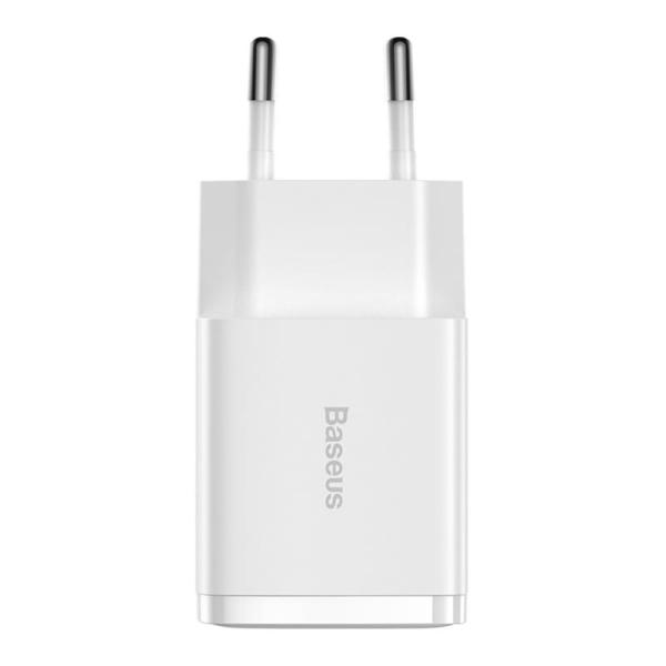 Сетевое зарядное устройство Baseus Compact Charger 2U 10,5 Вт CCXJ010202 (CCCP10UE) Белый