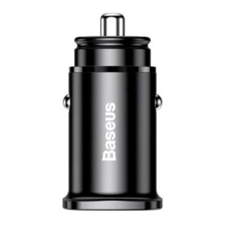 Автомобильное зарядное устройство Baseus Square Metal PPS Car Charger A+C 30W BS-C15C (CCALL-AS01) Черный Автомобильное зарядное устройство Baseus Square Metal PPS Car Charger A+C 30W BS-C15C (CCALL-AS01) Черный