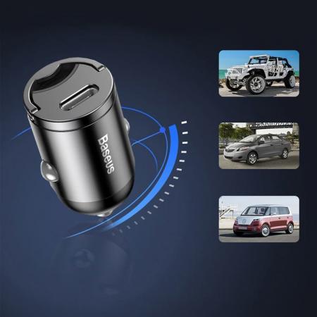 АЗУ Baseus 2 USB Fast Charger 30W Type-C Port Tiny Star Mini PPS (VCHX-B0G) Черный АЗУ Baseus 2 USB Fast Charger 30W Type-C Port Tiny Star Mini PPS (VCHX-B0G) Черный