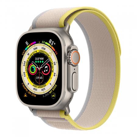 Ремешок для Apple Watch WiWU Trail Loop Watch Band 42/44/45/49 мм Желтый/Бежевый