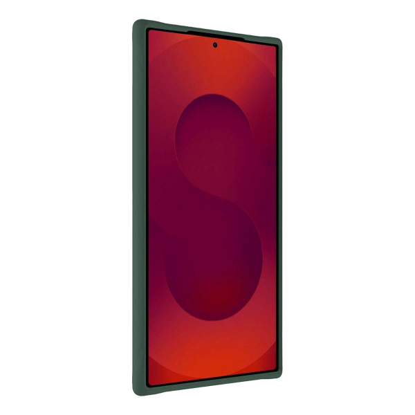 Чехол для Samsung Galaxy S25 Ultra Silicone Case Тёмно-зелёный
