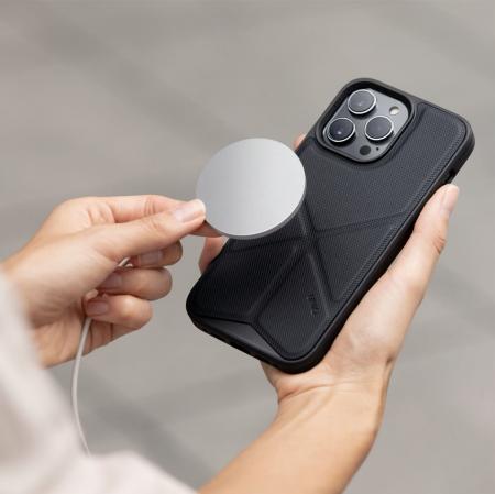 Чехол для iPhone 14 Pro Max с MagSafe UNIQ Transforma (IP6.7PM(2022)-TRSFMBLK) Черный