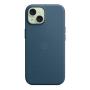 Чехол FineWoven Case для Apple iPhone 15 с MagSafe Pacific Blue, синий
