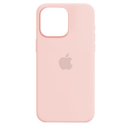 Чехол Silicone Case для Apple iPhone 15 Pro Max с MagSafe Light Pink, светло-розовый