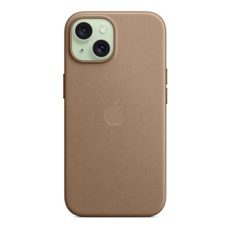 Чехол FineWoven Case для Apple iPhone 15 с MagSafe Taupe, бежевый