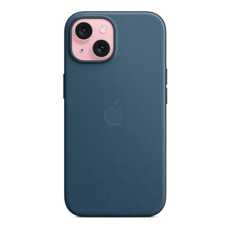 Чехол FineWoven Case для Apple iPhone 15 с MagSafe Pacific Blue, синий