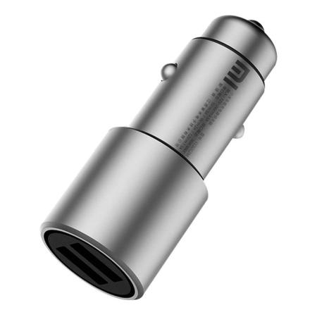 Автомобильная зарядка Xiaomi Mi Car Charger QC 3.0 2*USB (CC02CZM) Серебристый Автомобильная зарядка Xiaomi Mi Car Charger QC 3.0 2*USB (CC02CZM) Серебристый