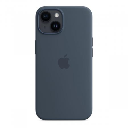 Чехол Silicone Case MagSafe для Apple iPhone 14 Синий