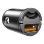 Автомобильная зарядка в прикуриватель быстрая Baseus Tiny Star Mini Quick Charge 30W VCHXXU QC 3.0 (VCHX-A0G) Черный Автомобильная зарядка в прикуриватель быстрая Baseus Tiny Star Mini Quick Charge 30W VCHXXU QC 3.0 (VCHX-A0G) Черный