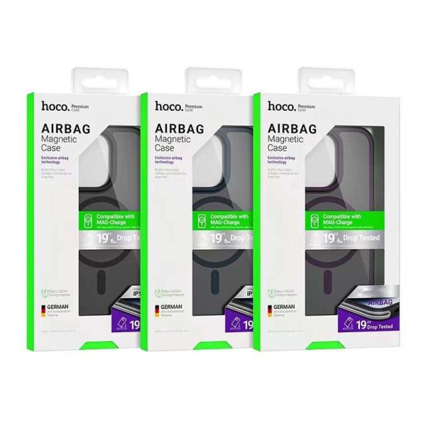 Чехол hoco. AIRBAG Magnetic Case для Apple iPhone 15 Pro (AS5) Черный