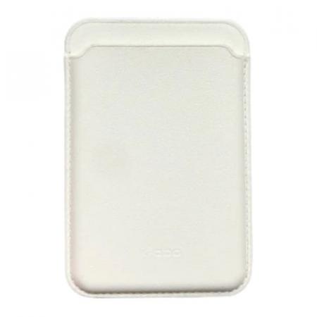 Чехол-бумажник для iPhone K-DOO Leather Wallet MagSafe Белый