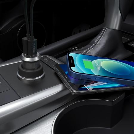 АЗУ Deppa USB A + USB-C, PD, QC 3.0, 38W (11212) Серебристый АЗУ Deppa USB A + USB-C, PD, QC 3.0, 38W (11212) Серебристый