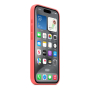 Чехол Silicone Case для Apple iPhone 15 Pro с MagSafe Guava, розовый