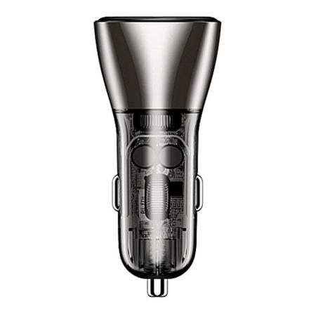 Автомобильное зарядное устройство WiWU Car Charger (PC500) Серый Автомобильное зарядное устройство WiWU Car Charger (PC500) Серый