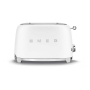 Тостер на 2 ломтика SMEG 50s style (TSF01WHMEU) Белый матовый