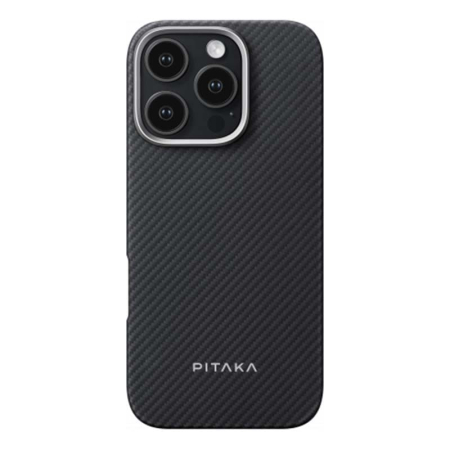 Чехол для iPhone 16 Pro Pitaka Ultra-Slim Case (KI1601PA) Black, чёрный
