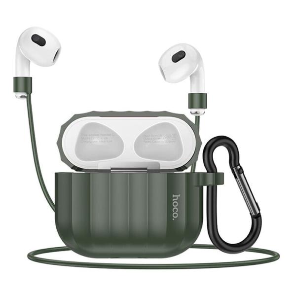 Чехол для AirPods 3 hoco. (WB22) Зеленый