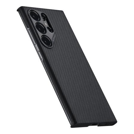 Чехол для Samsung Galaxy S24 Ultra Pitaka MagEZ 4 Case кевлар (KS2401U) Чёрный