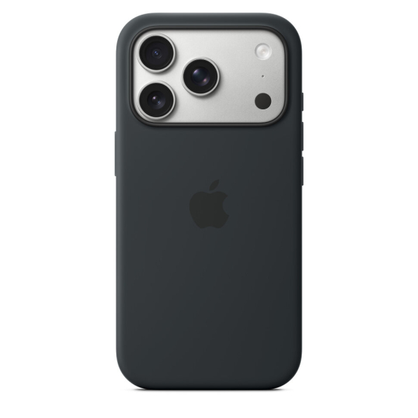 Чехол для iPhone 17 Pro Silicone Case Black, чёрный