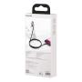 Кабель Baseus High Density Braided Fast Charging Data Cable Type-C – Lightning PD 20W, 1 м (CATLGD-01) Черный