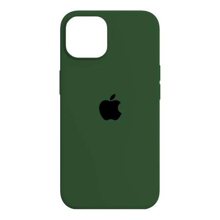 Чехол Silicone Case для Apple iPhone 14 Темно-зеленый