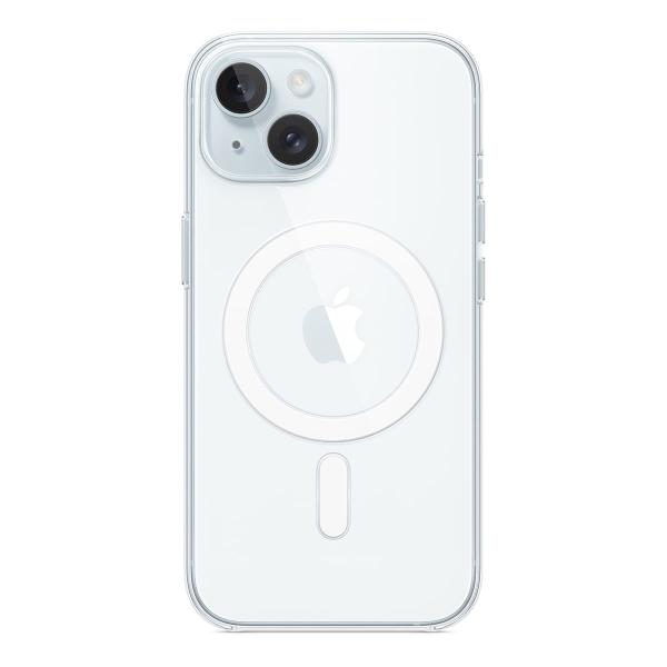 Чехол Clear Case MagSafe для iPhone 15 Прозрачный