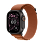 Apple Watch Ultra 3 (2025), 49 мм корпус из титана цвета «Black», ремешок Alpine Loop размера L цвета «Terra Cotta»
